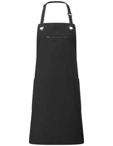 PRE-PR121-'Barley' Contrast Stitch Sustainable Bib Apron
